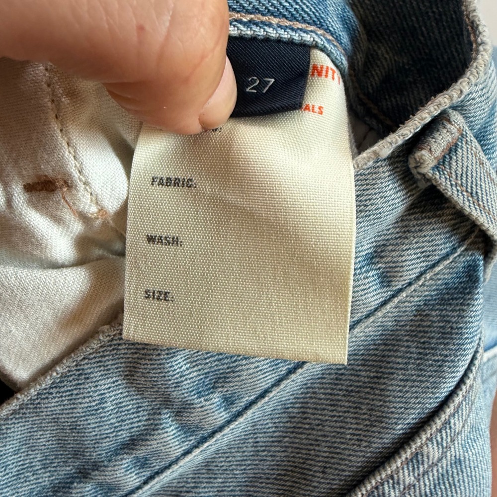 CITIZENS OF HUMANITY Premium Vintage Light Wash Wide Leg Denim Jeans Size 27 - Picture 7 of 10